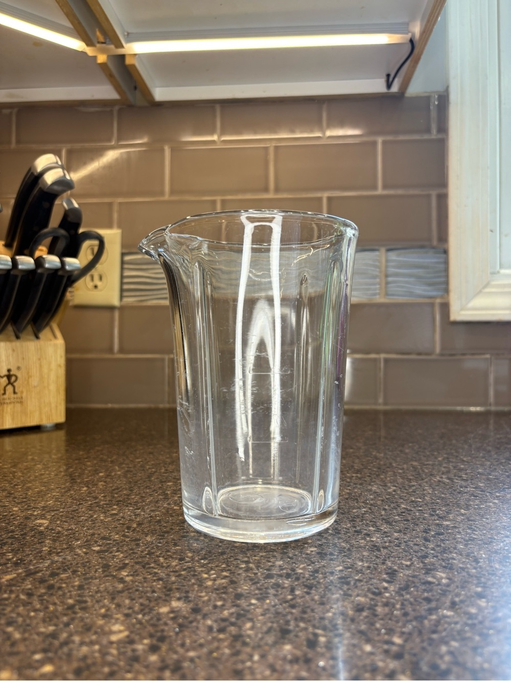 Sunbeam Clear Glass Pouring Pitcher